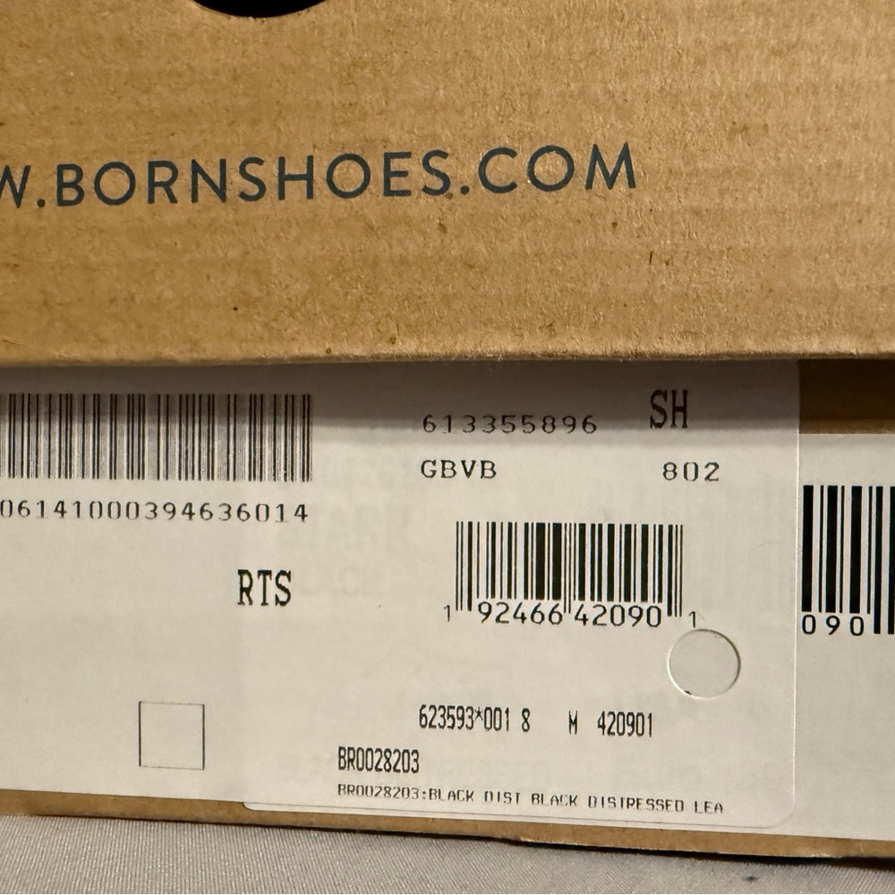 Born Women's Black Suede Clogs - Picture 4 of 8